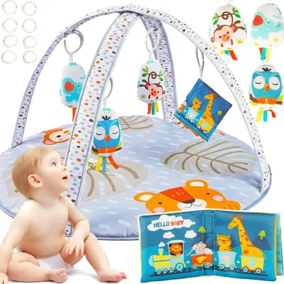 Produktbild von Malplay Spielmatte Lernmatte fur Baby Spielzeug Sticks 2in1 Geschenk ab Geburt