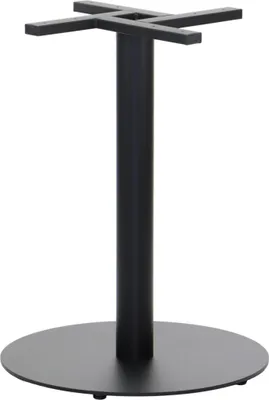 Productafbeelding van Metalen tafelonderstel SH-5001-8/B, voor kantoor, hotel, restaurant, diameter 54,5 cm, hoogte 71,5 cm, zwart
