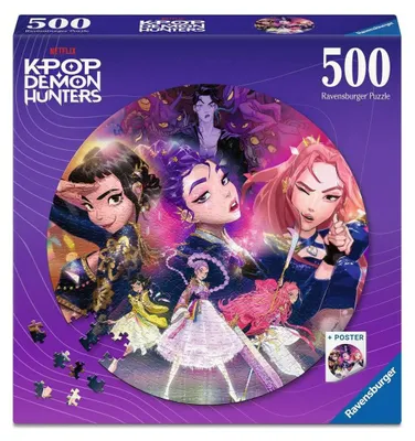 Produktbild von Erwachsenenpuzzle 500 Teile - KPop Demon Hunters - For the fans!