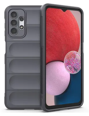 Produktbild von Galaxy A13 Hülle, Weich TPU Silikon Stossfest Anti-rutsch Schutzhülle für Samsung Galaxy A13 5G/4G Dunkelgrau