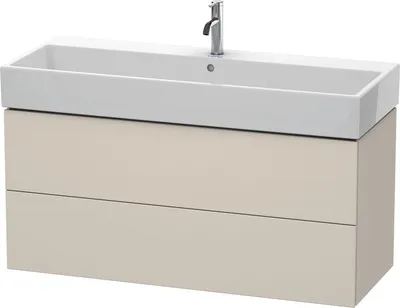 Produktbild von Waschtischunterbau L-CUBE 544x1184x459mm taupe taupe