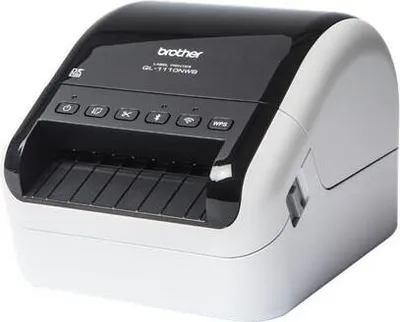 Immagine prodotto di Brother QL-1110NWB stampante termica per etichette in bianco e nero, Wi-Fi, bianco/nero