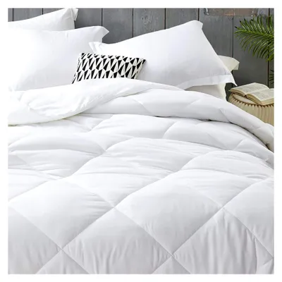 Produktbild von Bettdecke 155x220 cm Steppbettdecke 100% Baumwolle - Weiche und warme Ganzjahresdecke - Atmungsaktive Steppdecke