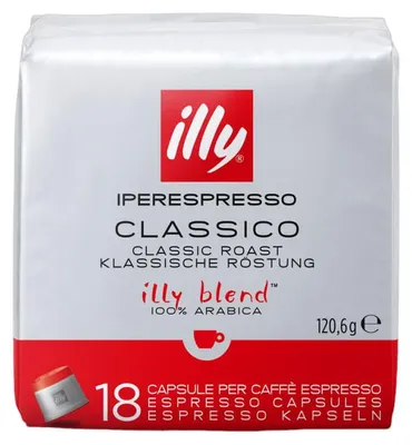 Obrázek produktu pro Illy 7990, Kávová kapsle, Káva, Středně pražená, iperEspresso, 18 kusů, Taška
