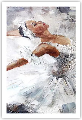 Produktbild von Poster - Poster ohne Rahmen - Frau Tanz Ballett Körper - 61x91,5 cm - Wand Bild - Wanddeko - Wandbilder - Kunstposter - Wandposter - Bilder - Kunstdruck - Wanddekoration - Wandbild - P2XPA61x91-3101