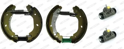 Produktbild von FERODO Bremsensatz Trommelbremse Hinten für FORD Transit Mk6 Kasten (V347, V348, FA) FMK455
