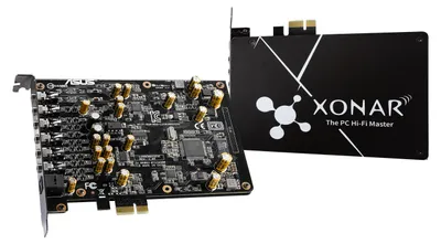 Zdjęcie produktu dla ASUS Xonar AE, 7.1 kan., Wewnętrzny, 32 bit, 110 dB, PCI-E