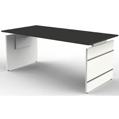 Obrázok produktu pre Stôl Form 4, manuálne výškovo nastaviteľný, antracitová farba, rozmery stolovej dosky: 180 x 80 cm