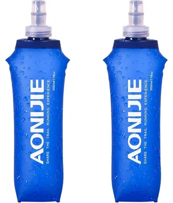 Obrázok produktu pre Skladacie fľaše na vodu, model Soft Flask, 500 ml, bez BPA, 2 kusy