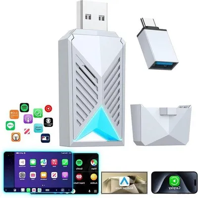 Produktbild von Drahtloser 2-in-1 Adapter für Auto