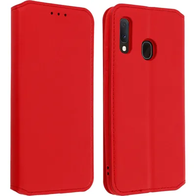 Image de Housse Kunstleder Classic Edition Samsung Galaxy A20e - Rot