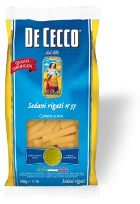 Immagine prodotto di Nudeln Pasta Sedani rigati n° 57 5 x 500 gr. - De Cecco