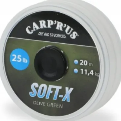 Zdjęcie produktu dla Przypon karpiowy Soft-X oliwkowozielony 20m CRU301315