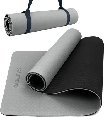 Productafbeelding van Antislip Yogamat met Draagriem en 6 mm Dikte