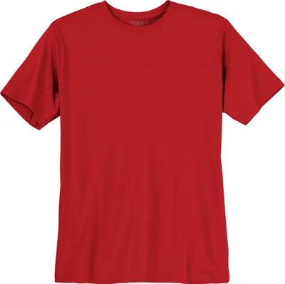 Produktbild von Herren Redfield T-Shirt rot Übergröße Tom