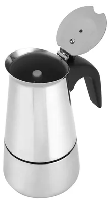 Moka-Kanne 200 ml Edelstahl für Gas- und Elektroherd