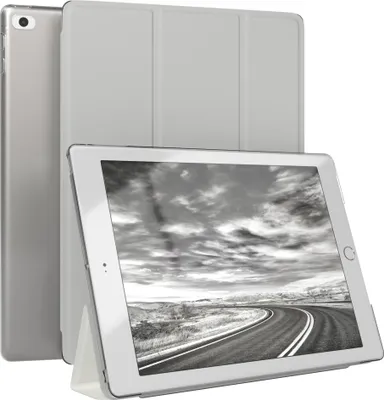 Produktbild von EAZY CASE Smartcase für Apple iPad 5 / 6 (2017/2018) / Air 1 / Air 5 Tabletcase Bookcover Smart Flipcase magnetisch Grau