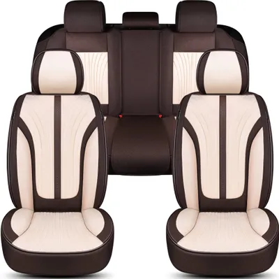 Produktbild von Premium Schonbezüge-Komplettset für Ford S-Max 2 Bj ab 2015 in Braun/Beige FV2