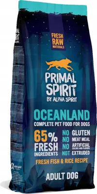Zdjęcie produktu dla PRIMAL SPIRIT Oceanland Ryba - półwilgotna karma dla psów z alergiami - 12 kg