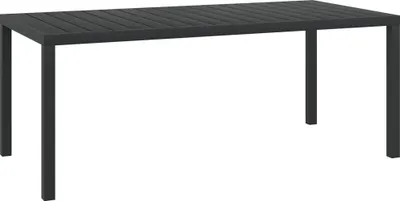 Immagine prodotto di vidaXL Tavolo da pranzo da giardino in WPC alluminio 185 x 90 x 74 cm nero