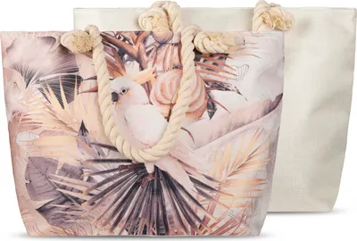 Produktbild von Bag Descanso 43x60 cm - leaves and a parrot
