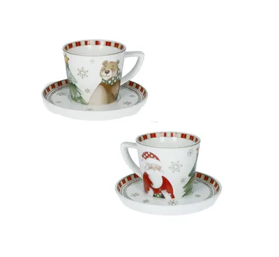 Obrázok produktu pre Sada kávových šálok RACCONTI, 2-dielna, nová kostná porcelán