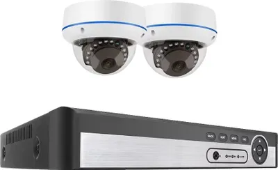 Zdjęcie produktu dla System kamer monitorujących, 8 kanałów, rozdzielczość 5 MP, 5 MP 8CH NVR 2 kamery, 1T