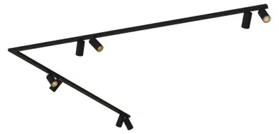 Produktbild von Spot Metall GU10 verstellbar in Schwarz Gold Modern Lampe
