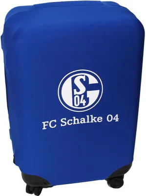Produktbild von MARKENMERCH Kofferschutzhülle FC Schalke 04 für Koffer Größe M Zubehör