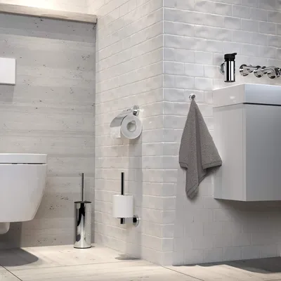 Produktbild von WC-Bürstengarnitur TIGER Noon freistehend chrom