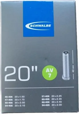 Produktbild von Schwalbe 1x Schlauch AV7 20x1.50-2.50