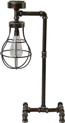 Produktbild von Solar Stehlampe aus Gusseisen im Rohr Design - Vintage