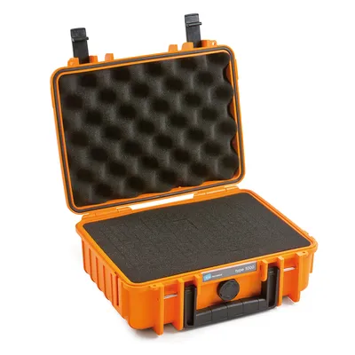 Produktbild von B&W Cases 1000/O/SI, Orange, Polypropylen (PP), Staubresistent, Wasserfest, 248,92 x 175,26 x 93,98 mm, 269,2 mm, 215,9 mm