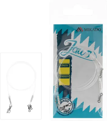 Obrázek produktu pro Mikado FLUOROCARBON LEADER - JAWS STRONG 45cm/15kg - 2 Stck.
