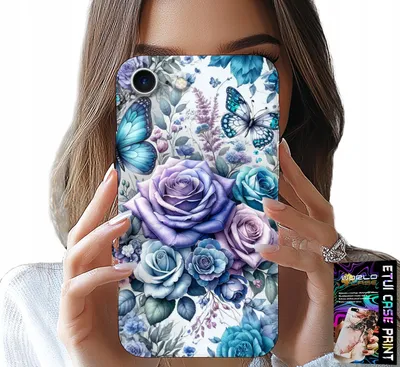 Produktbild von Etui Do Iphone 17E - Kwieciste Wzory Różekwiatki Case + Szkło