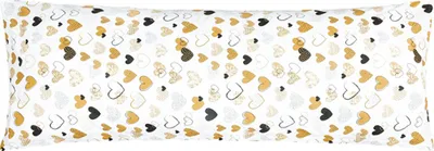 Produktbild von Kissenbezug für Entspannungskissen - 45x120 cm - Senf,Schwarz