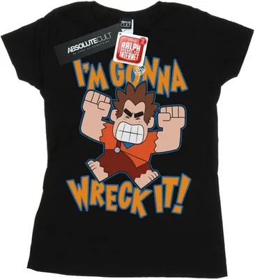 Produktbild von Disney - "Wreck It Ralph I'm Gonna Wreck It" T-Shirt für Damen BI44933 (L) (Schwarz)