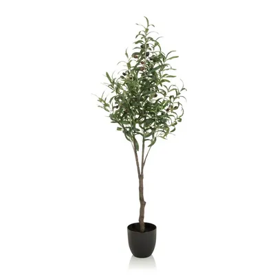Obrázek produktu pro hjh OFFICE Umělá rostlina OLIVE Umělá rostlina Olive Výška 120,0 cm Dekorace