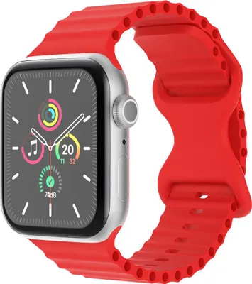 Image de Bracelet en silicone imoshion Athletic pour Apple Watch | 38/40/41/42 mm - Rouge