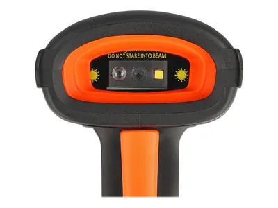 Produktbild von DeLOCK Industrie Barcode Scanner 1D und 2D für 2,4 GHz oder Bluetooth mit induktiver Ladestation, Tragbares Barcodelesegerät, 1D/2D, CMOS, Codabar, Code 128, Code 39, EAN-13, EAN-8, ISBN, Interleaved 2 of 5, MSI, PDF417, Code 39, Datenmatrix, Micro QR Code, PDF417, QR Code, 1280 x 800 Pixel