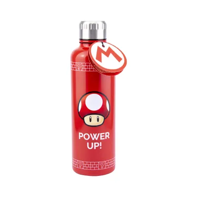Produktbild von Paladone Super Mario Power Up Wasserflasche, auslaufsicher, 500 ml