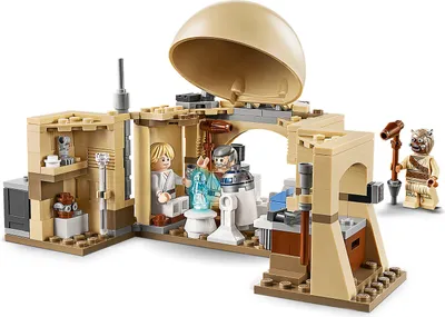 Produktbild von LEGO 75270 Star Wars Obi-Wans Hütte Bauset mit Hologramm der Prinzessin Leia, Serie Eine Neue Hoffnung