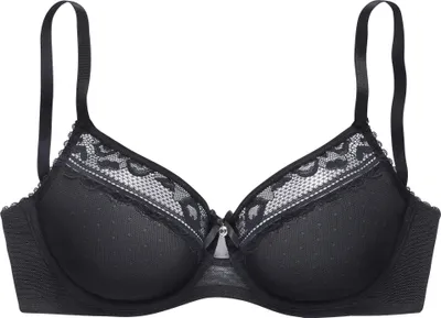 Produktbild von VIVANCE T-Shirt-BH schwarz Größe 80 Cup D