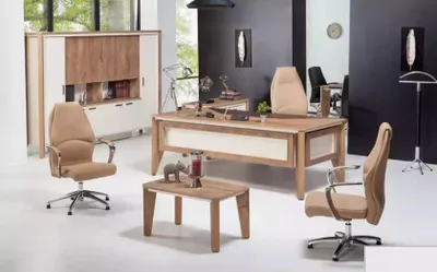 Produktbild von Designer Hellbrauner Couchtisch Holzmöbel Beistelltische Luxus Möbel