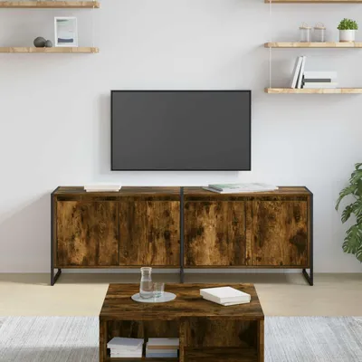 Produktbild von "Schlussverkauf" TV-Schränk hochwertigem - TV-Lowboard - Max. Gewicht: 60 kg - Raucharbe 140x36x49,5 cm Holzwerkstoff  C14572