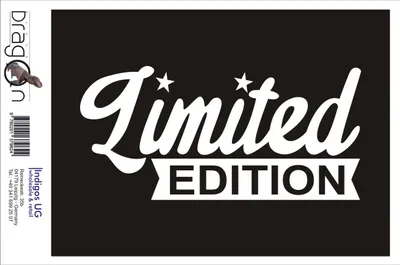 Produktbild von Aufkleber / Autoaufkleber - JDM / Die cut / Auto / OEM - Limited edition - 210x100mm weiß - Heckscheibe / Heckscheibenaufkleber