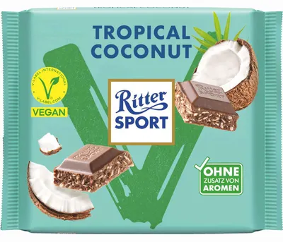 Produktbild von Ritter Sport Vegan Tropical Coconut 100g