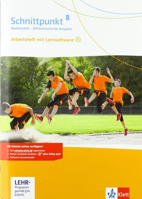 Produktbild von Schnittpunkt Mathematik 8, Arbeitsheft mit Lösungsheft und Lernsoftware, Klasse 8