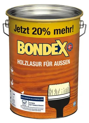 Produktbild von Bondex Holzlasur für Außen 4,8 L kiefer
