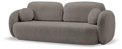 Produktbild von Schlafsofa mit Schlaffunktion und Bettkasten Olemo Dunkle Schokolade